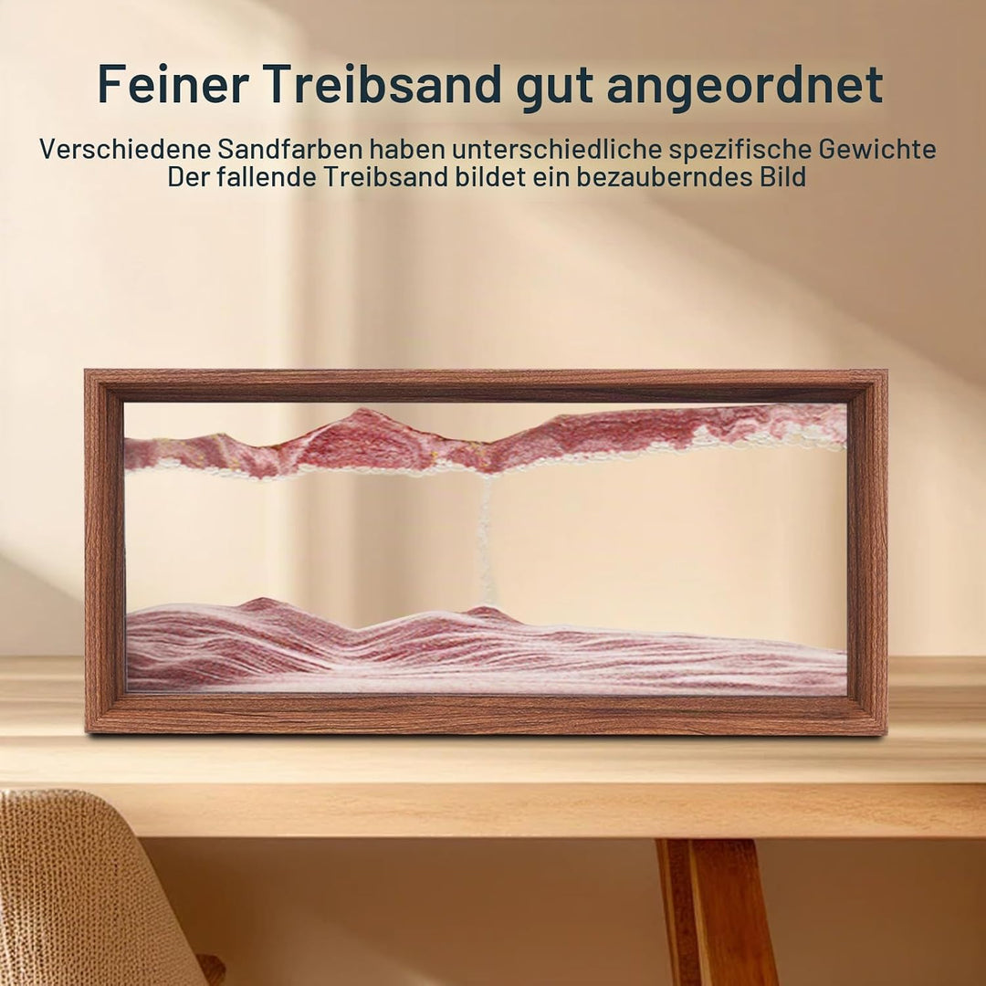 AzureLeap Sandbilder zum Drehen 3D Sandscape die Sandkunst in Tiefsee Fliessende Sandmalerei Sandbil
