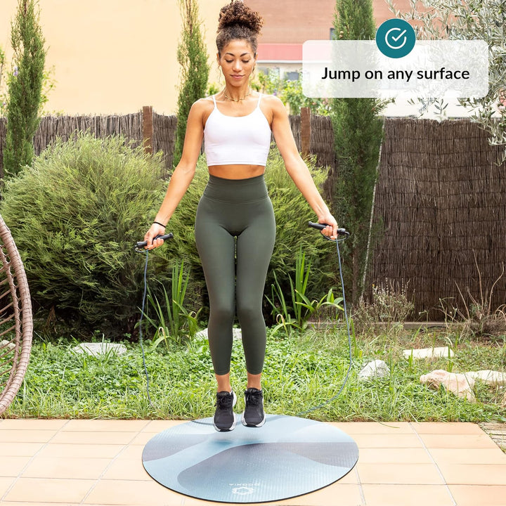 Springseil Matte | Jump Rope Mat als Unterlage für das Springseil | Springseilmatte zum Schutz vor V