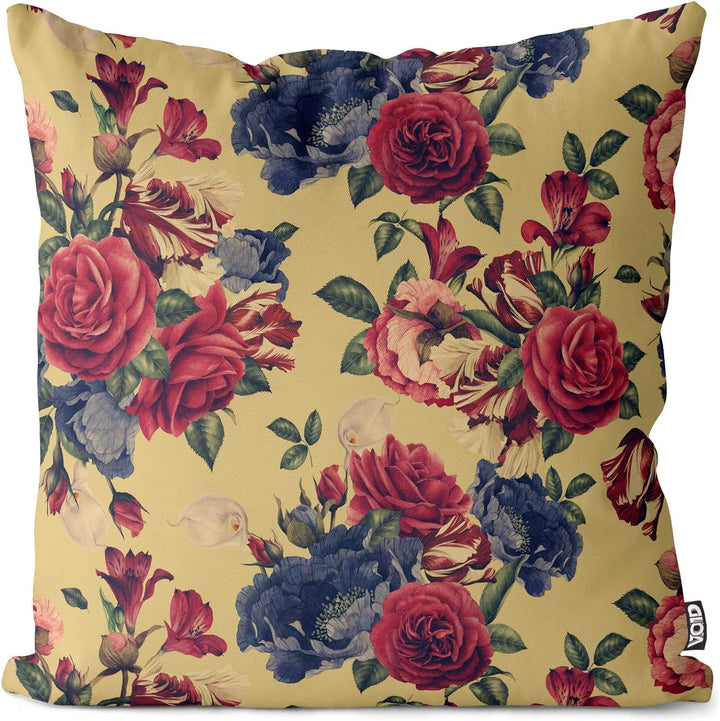 VOID Blumenbouquet Blumenmuster Kissenbezug Kissenhülle Sofakissen Kissen Deko Outdoor-Kissen Dekoki