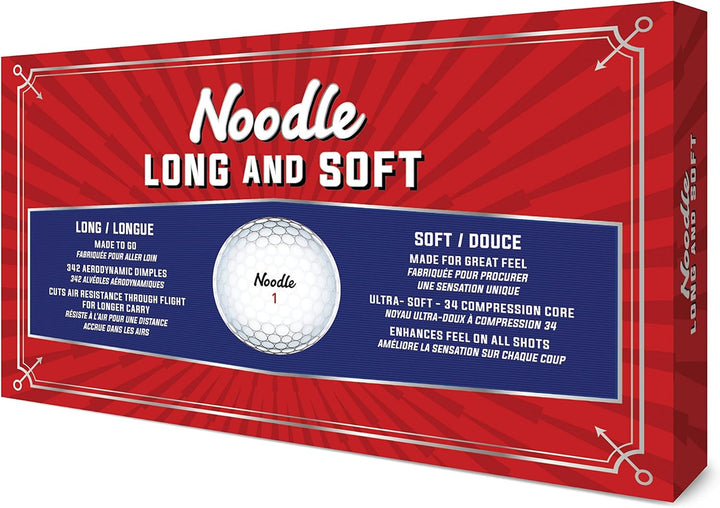TaylorMade Noodle Golf Ball Altes Modell Old Model 15 balls, Altes Modell Old Model 15 balls
