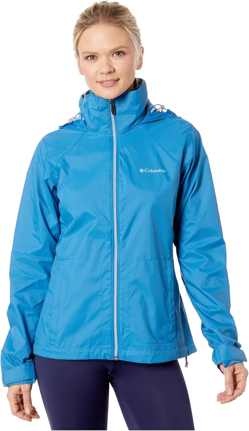 Columbia Damen Switchback III Jacket Wasserdichte Regenjacke (1er Pack) M Dunkler Pool, M Dunkler Po