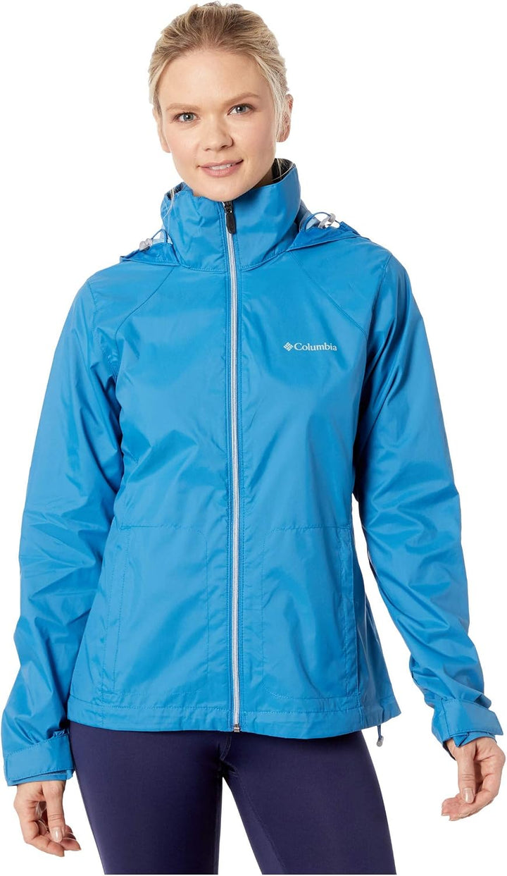 Columbia Damen Switchback III Jacket Wasserdichte Regenjacke (1er Pack) M Dunkler Pool, M Dunkler Po