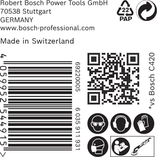 Bosch Accessories Bosch Professional 25x Schleifpapier Expert C470 mit 19 Löchern (für Hartholz, Far