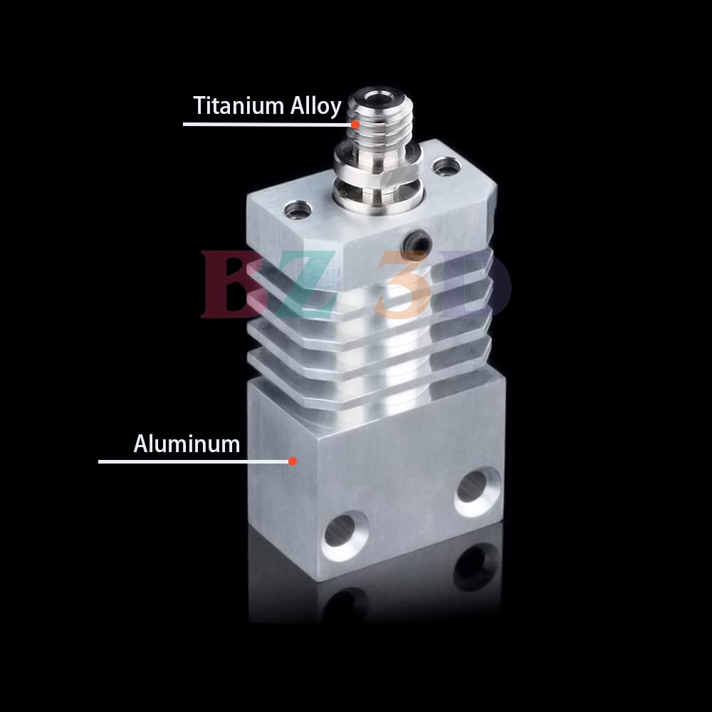 BZ 3D CR-10S Pro All Metal Hotend,Präzisions Hotend Upgrade Kit,Heatbreak aus Titanlegierung,MK8 Mes