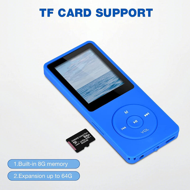 MP3-Player, MP3/MP4 digitaler Musik-Player, Lychee Upgrade, 8 GB, tragbarer HiFi-Sound, Musik-Player