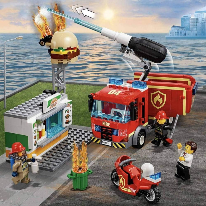 LEGO City Feuerwehreinsatz im Burger-Restaurant 60214 (327 Teile) - 2019