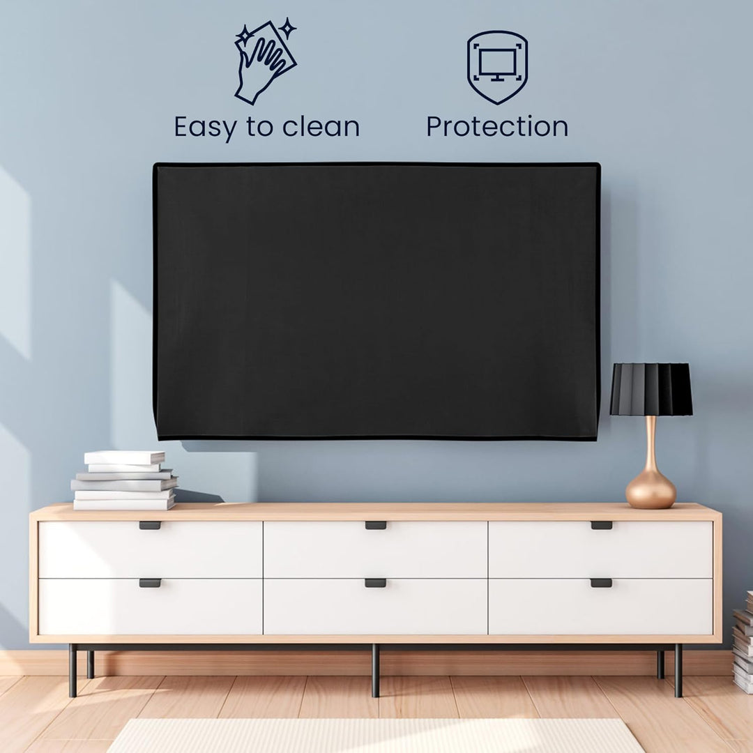 kwmobile 49-50" TV Hülle - Fernseher Bildschirmschutz Abdeckung - TV Bildschirm Staubschutzhülle - S