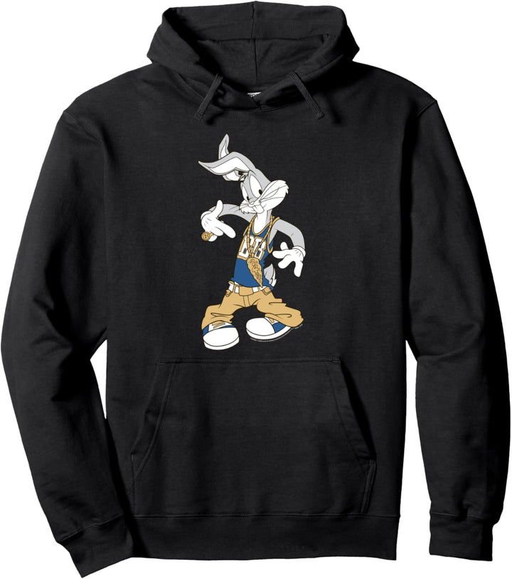 Looney Tunes Bugs Rapper Pullover Hoodie