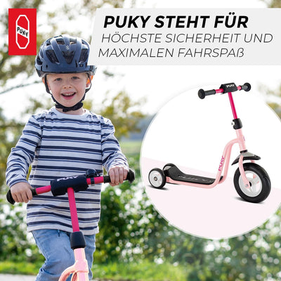 PUKY R 1 Classic Scooter | Sicherer Roller für Kinder ab 2 Jahren | Rutschfestes Trittbrett | Höhenv
