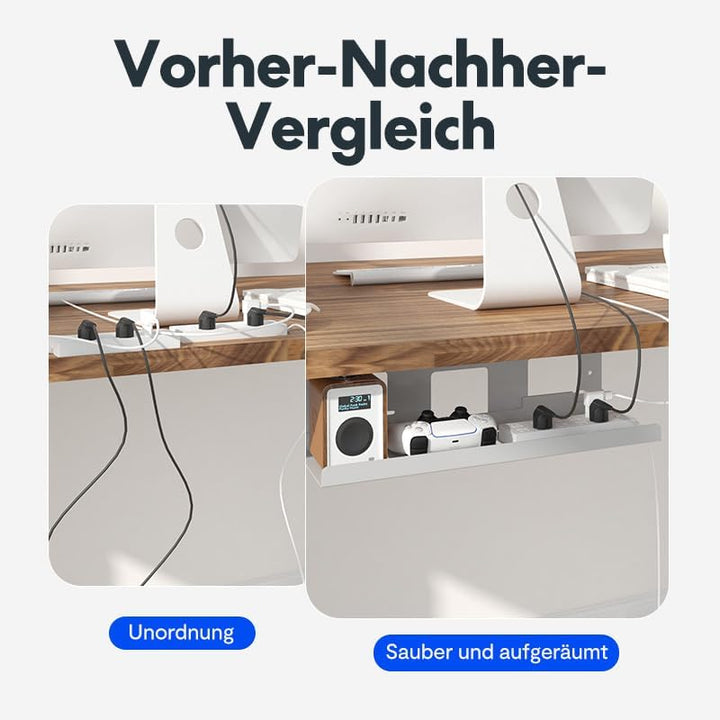Flexispot Kabelkanal Schreibtisch Kabelmanagement cmp051 Kabelwanne Flexibles und platzsparendes Kab