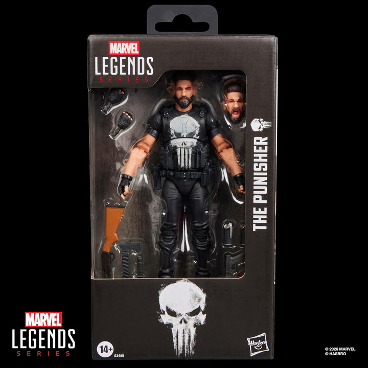 Marvel Legends Series Punisher, The Punisher Action-Figur Set zum Sammeln (15 cm)