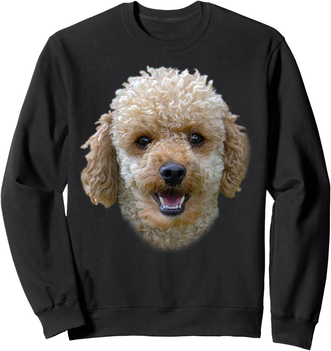 Pudel Gesicht Sweatshirt