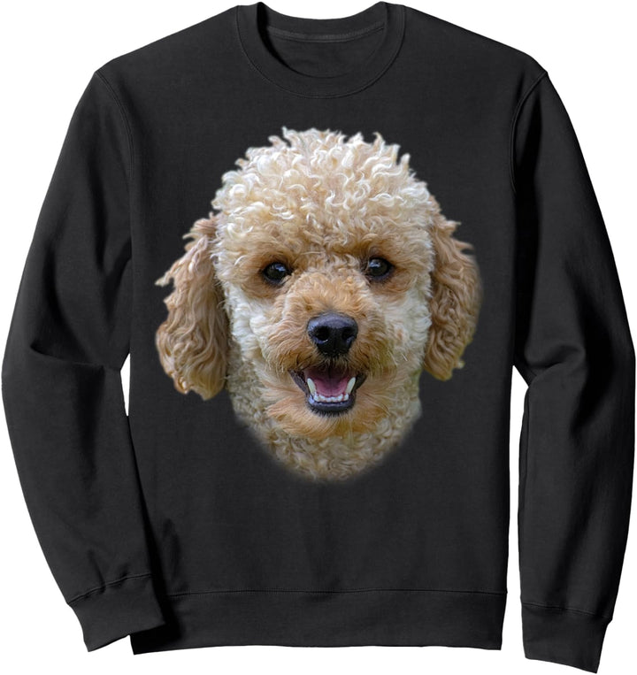 Pudel Gesicht Sweatshirt