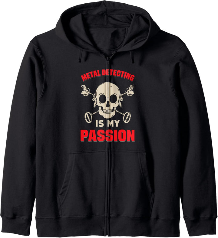 Schatzsucher Metalldetektion ist meine Passion Detektorist Kapuzenjacke