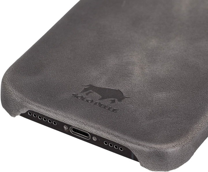 Solo Pelle Lederhülle für das iPhone 12 Pro Max in 6.7 Zoll Princeton Case Leder Hülle Ledertasche B