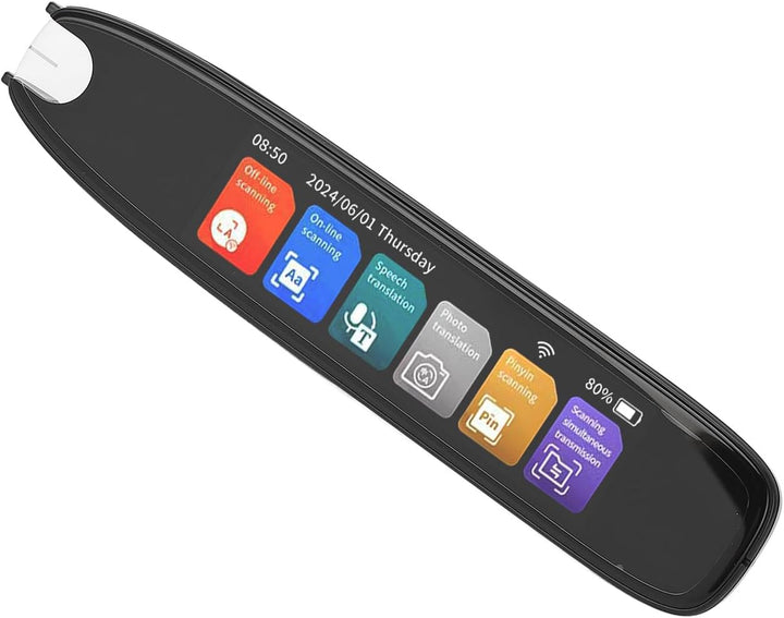 Scan Reader Pen, Text-to-Speech-Gerät für Legasthenie, Online-Sprachübersetzer für 142 Sprachen, Dig