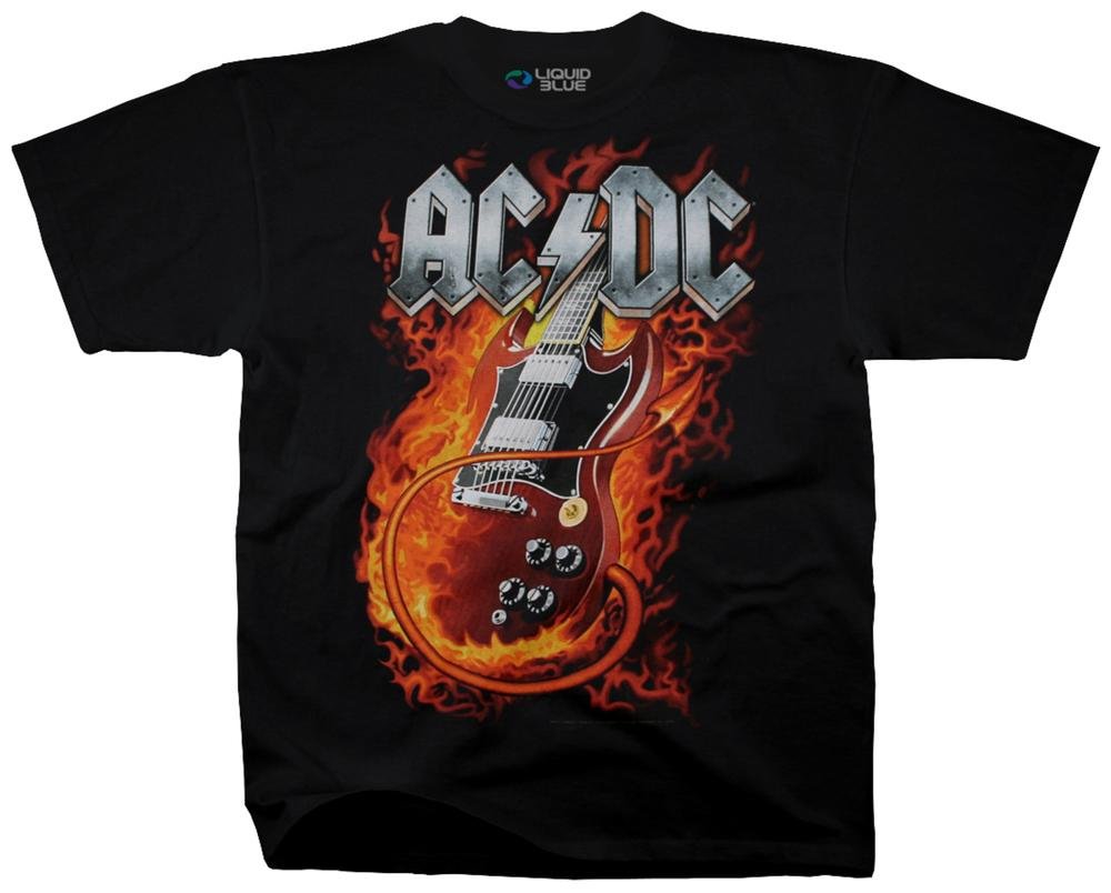 Liquid Blue T-Shirt Motiv schwarz | L