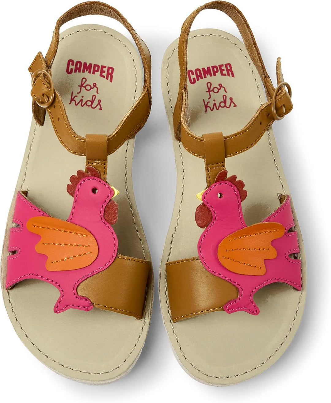 Camper Mädchen Miko K800478 T-Strap Sandal, 25 EU