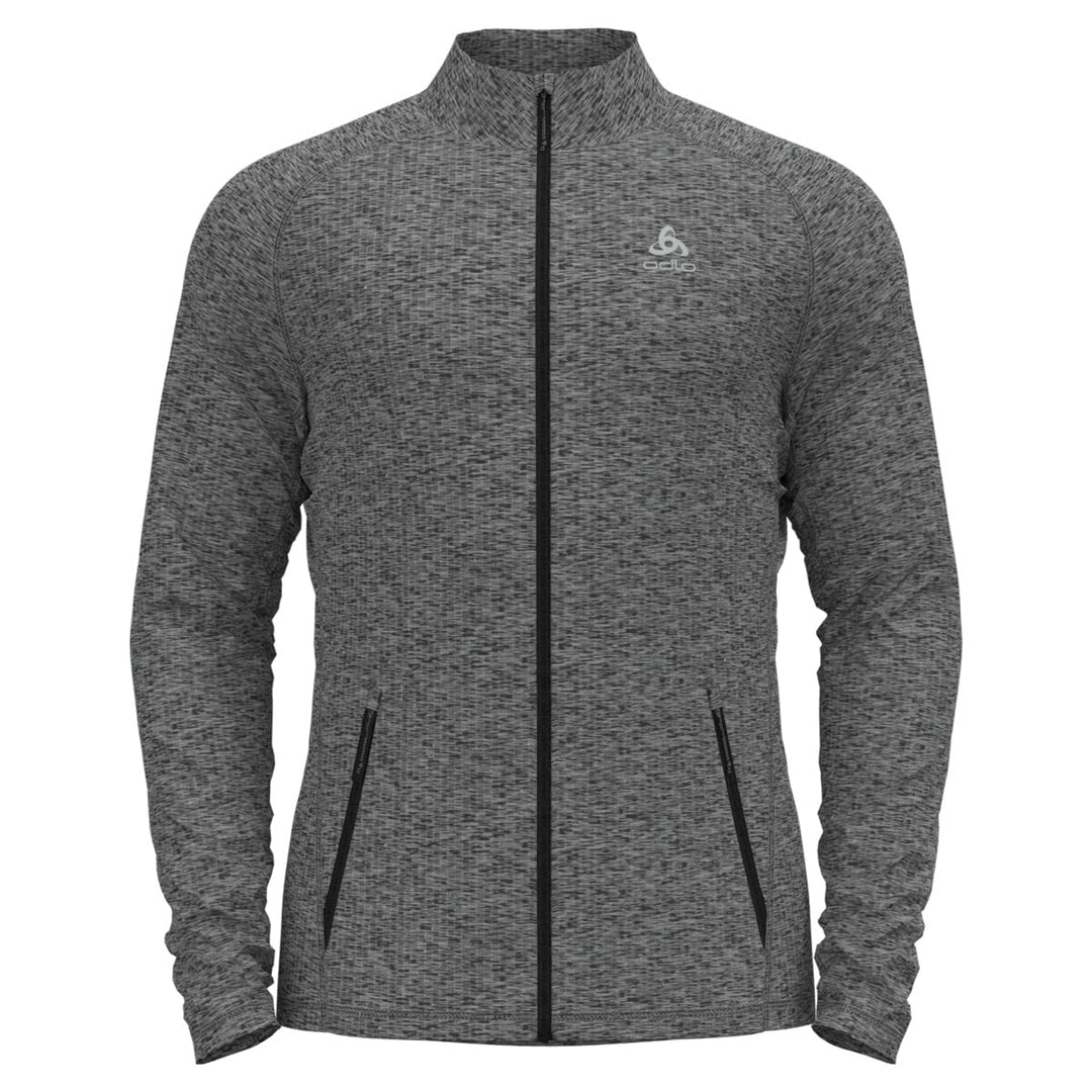 Odlo Herren FLI Jacke Fleecejacke Fleecepullover XXL Grey Melange, XXL Grey Melange