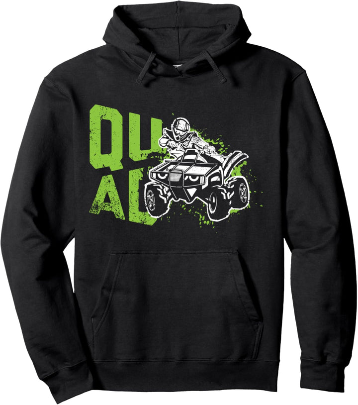 Vintage Quad Lustiges Quadfahrer ATV Geschenk Cooles Retro Pullover Hoodie