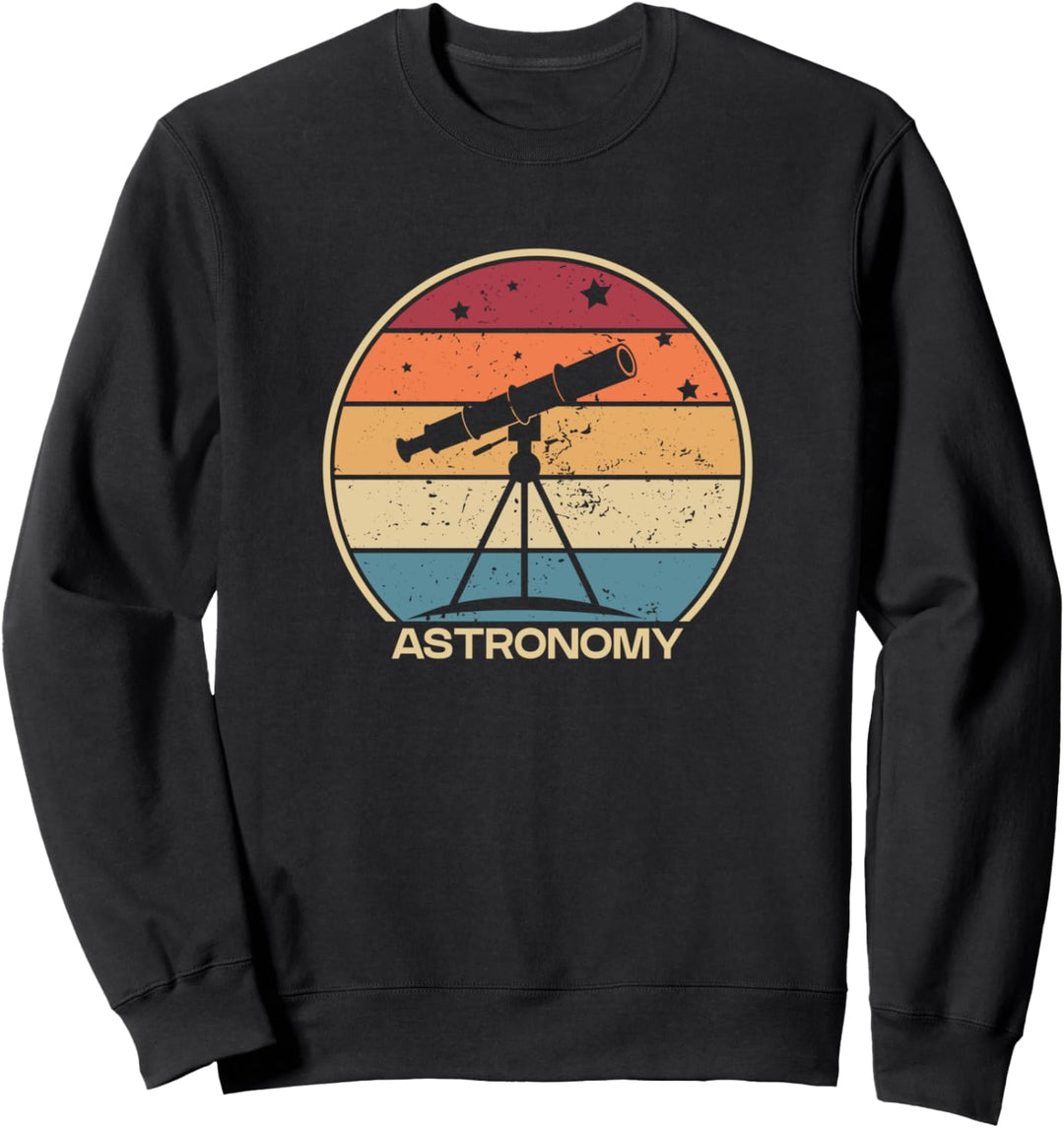 Retro Kosmologe Astronomiefotograf Sternenhimmel Astronomie Sweatshirt