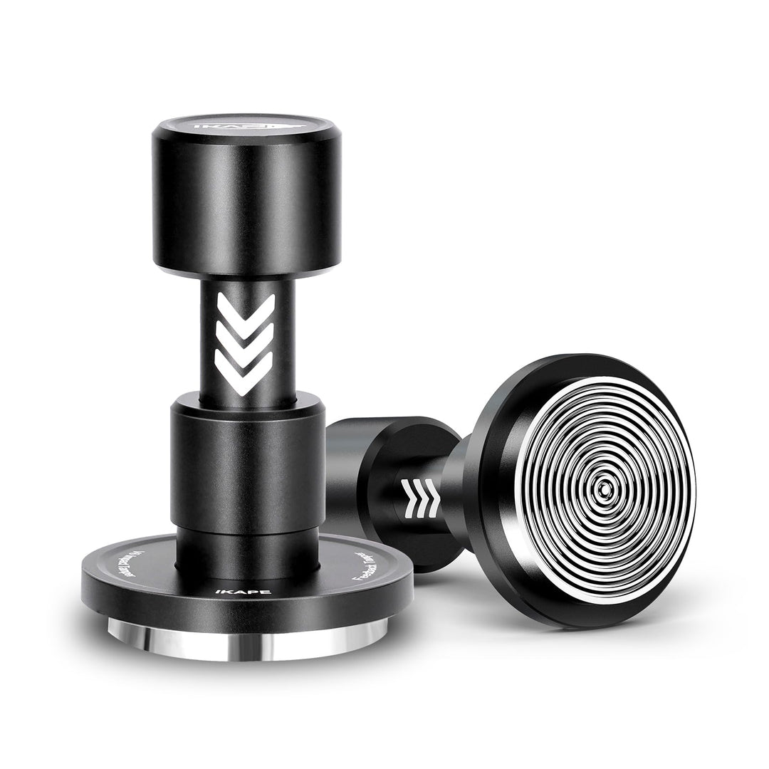 IKAPE 51 mm V6 Impact Espresso-Tamper mit akustischem Feedback, austauschbare Federn (15 lb / 30 lb)