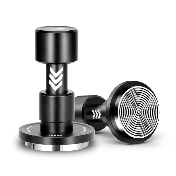 IKAPE 51 mm V6 Impact Espresso-Tamper mit akustischem Feedback, austauschbare Federn (15 lb / 30 lb)