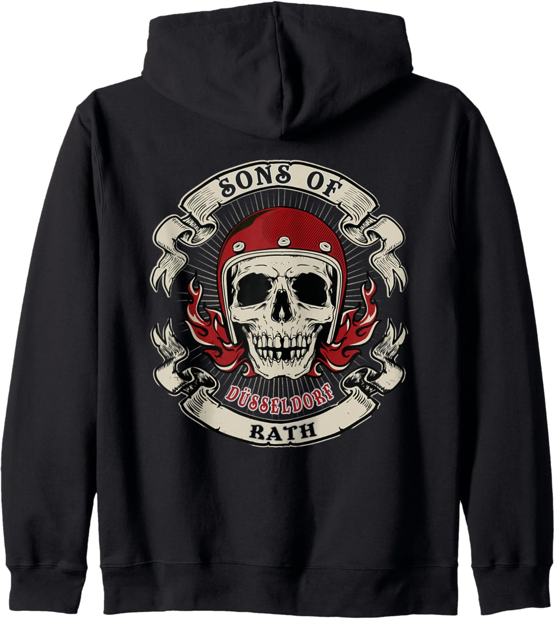 Sons of Rath Düsseldorf Biker Kapuzenjacke