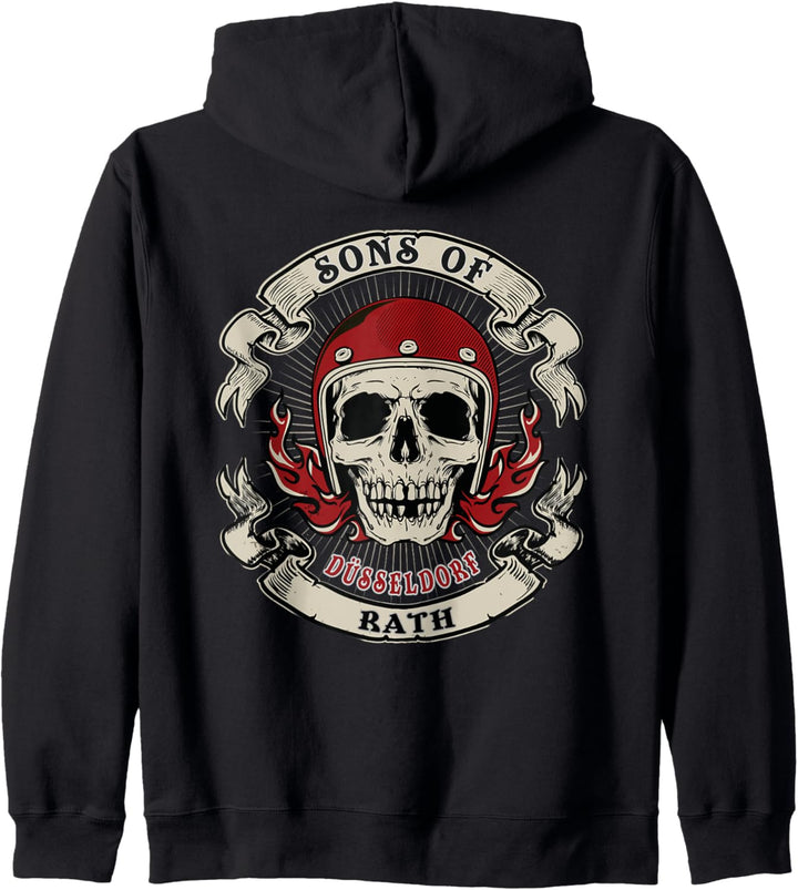 Sons of Rath Düsseldorf Biker Kapuzenjacke