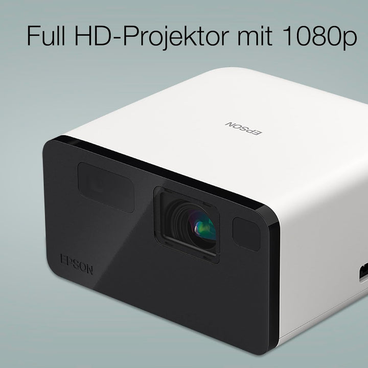 Epson EpiqVision EF-21W tragbarer Mini-Laserprojektor, Full-HD 1.080, 3LCD, 1.000 Lumen, bis zu 150-