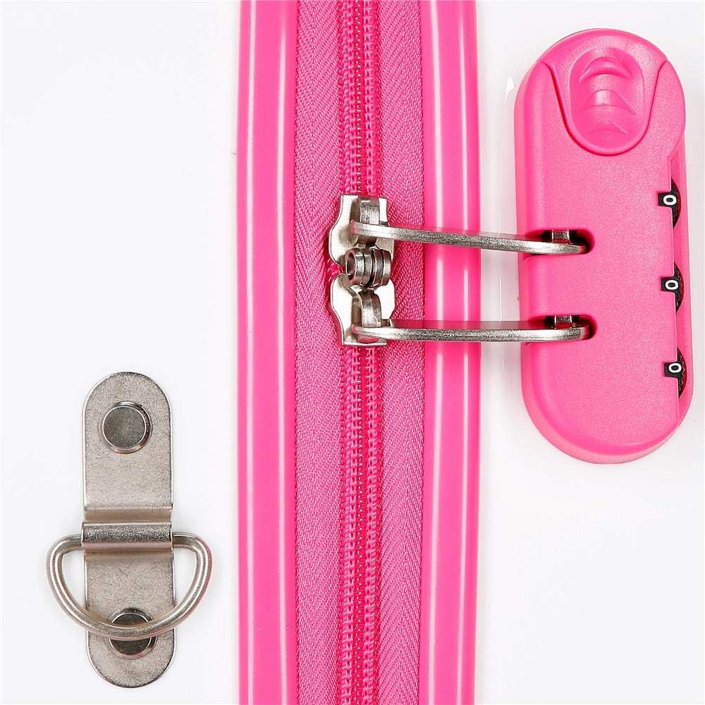 Disney Minnie Enjoy the Day Kinder-Koffer Weiss 50x38x20 cms Hartschalen ABS Kombinationsschloss 34L