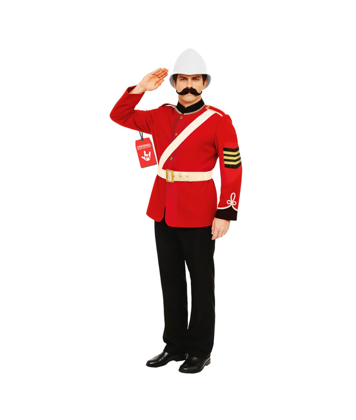 Fun Shack Rotes Soldat Kostüm für Herren, Britische Wache, Halloween Karneval, L