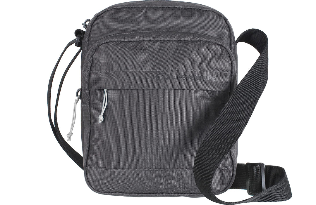Mountain Warehouse LIFEVENTURE RFID SHOULDER BAG, RECYCLED, GREY ONE Einheitsgrösse