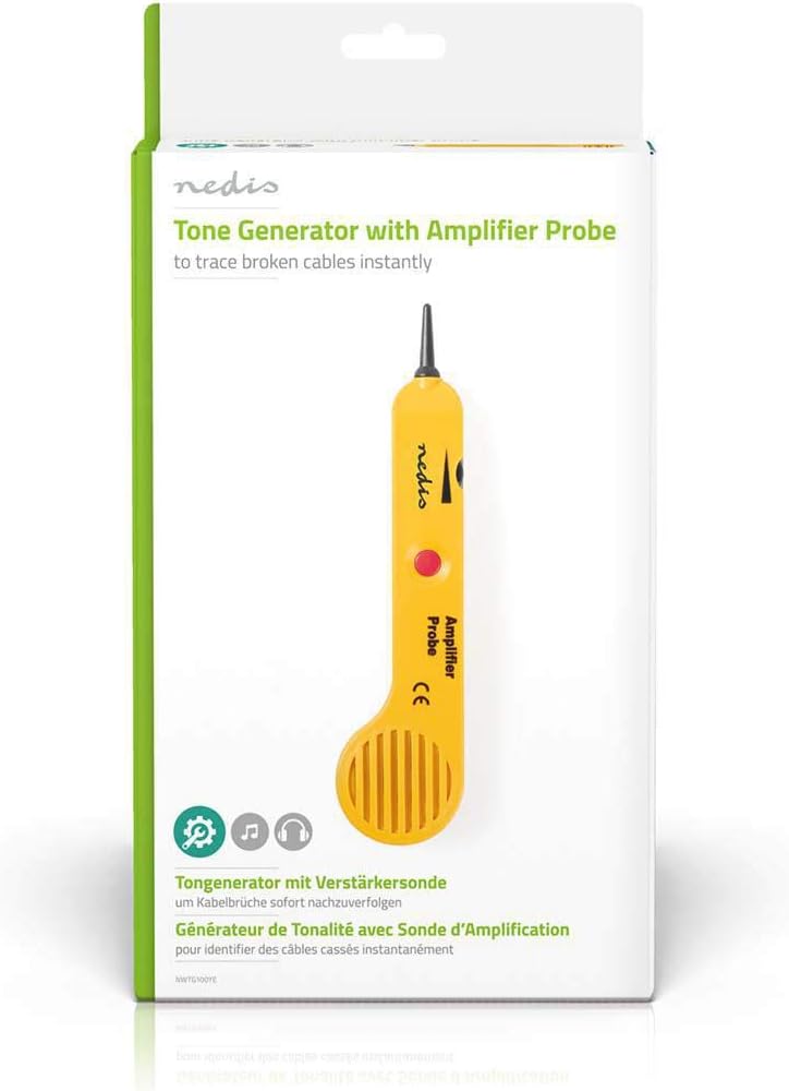 NEDIS PC and Multimedia Cable Tester PC and Multimedia Cable Tester | Tongenerator | LED Anzeige | K