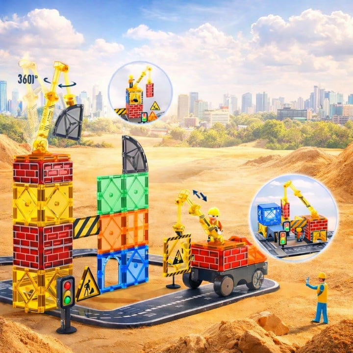 Wonder Toys Blocs magnétiques Classiques Les Jouets de Construction magnétiques Originaux Pour garço