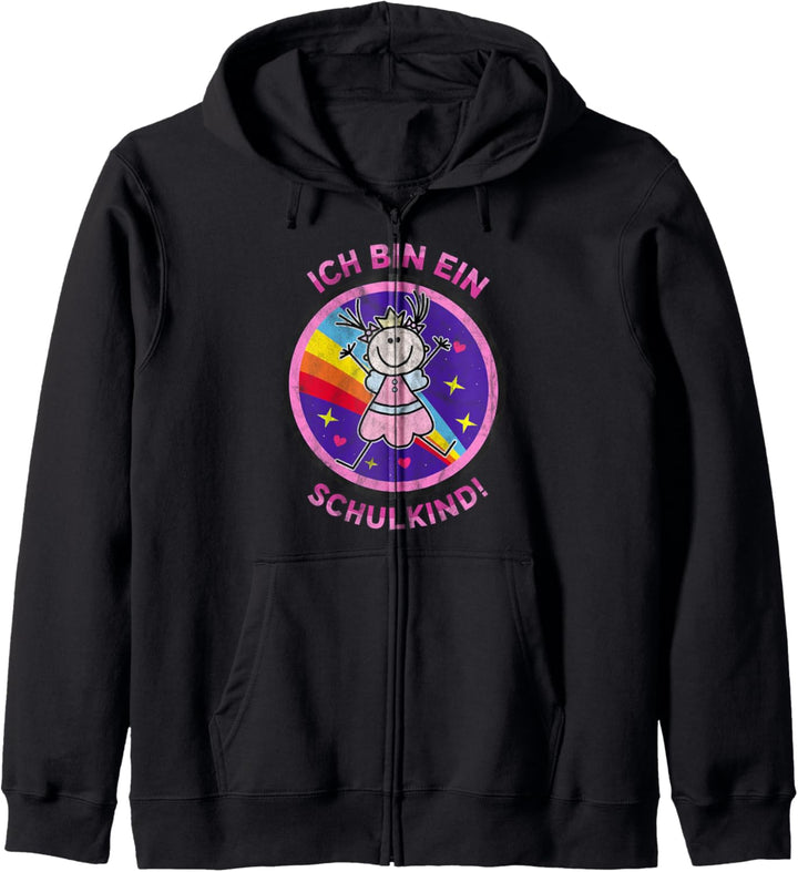 Ich Bin Ein Schulkind - Einschulung Schulanfang Prinzessin Kapuzenjacke