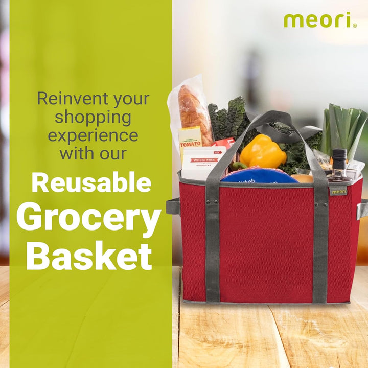 meori Reusable Grocery Basket Collapsible Farmer&
