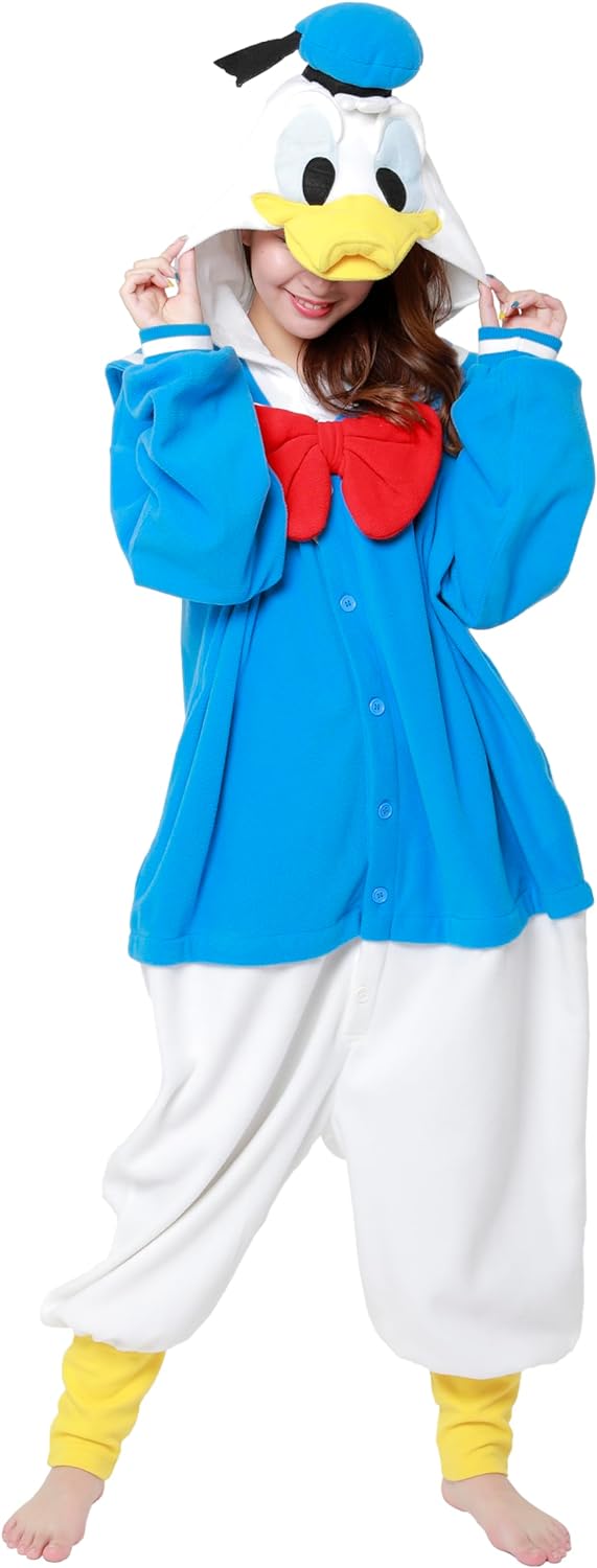 Donald Duck Disney Onesie Kigurumi Einteiler Onesie Kostüm Jumpsuit | SAZAC Kigurumi | für Kinder un