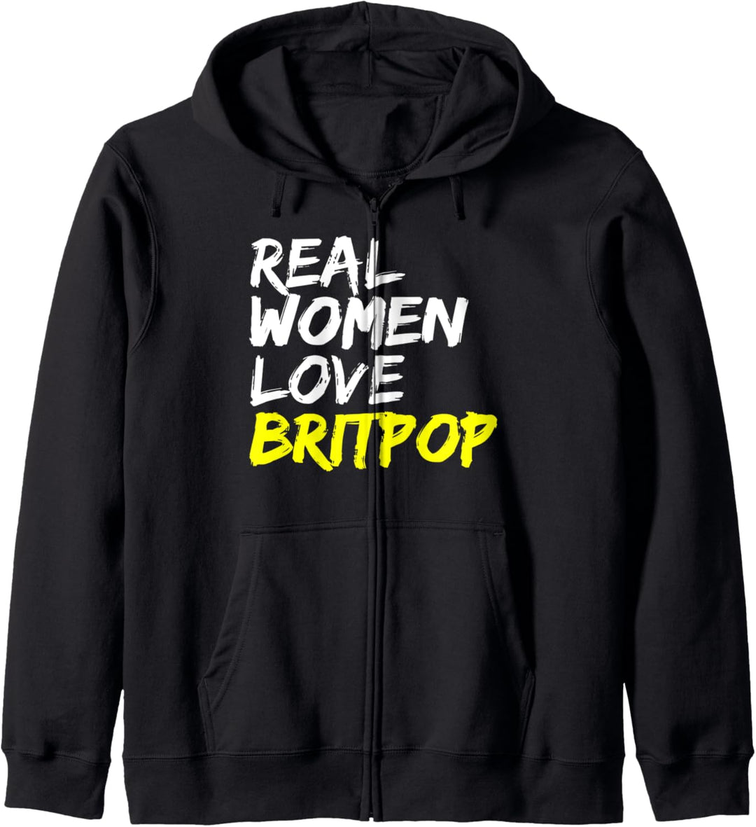 Britische Musik Musikerin Popmusik Real Women Love Britpop Kapuzenjacke
