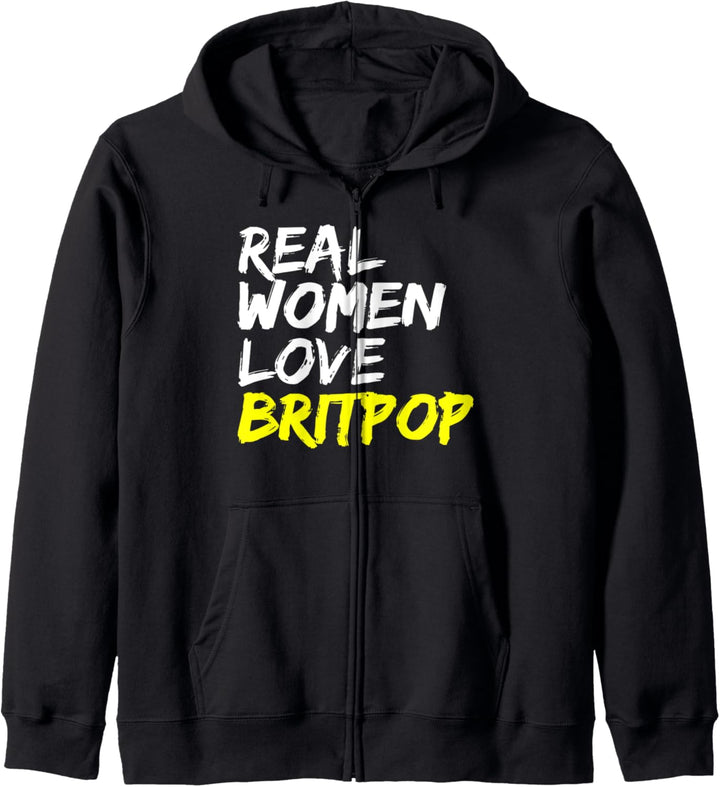 Britische Musik Musikerin Popmusik Real Women Love Britpop Kapuzenjacke