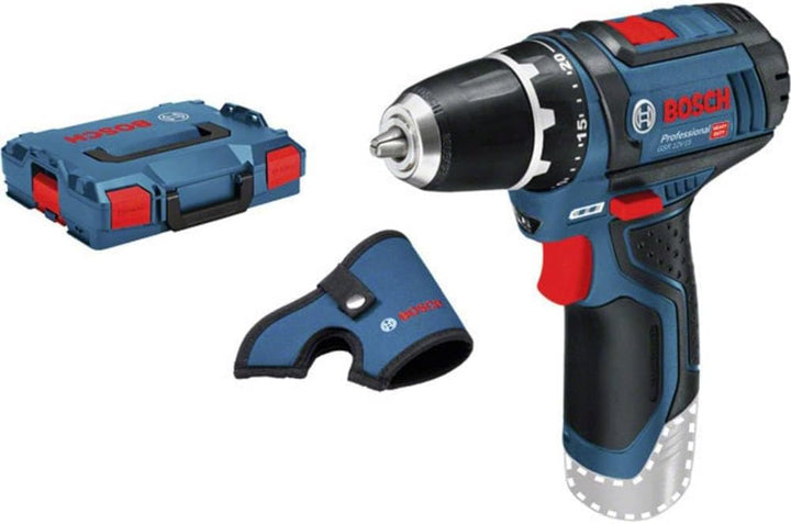 Bosch Professional 12V System Akku Bohrschrauber GSR 12V-15 (ohne Akkus & Ladegerät, in L-Boxx), Sch