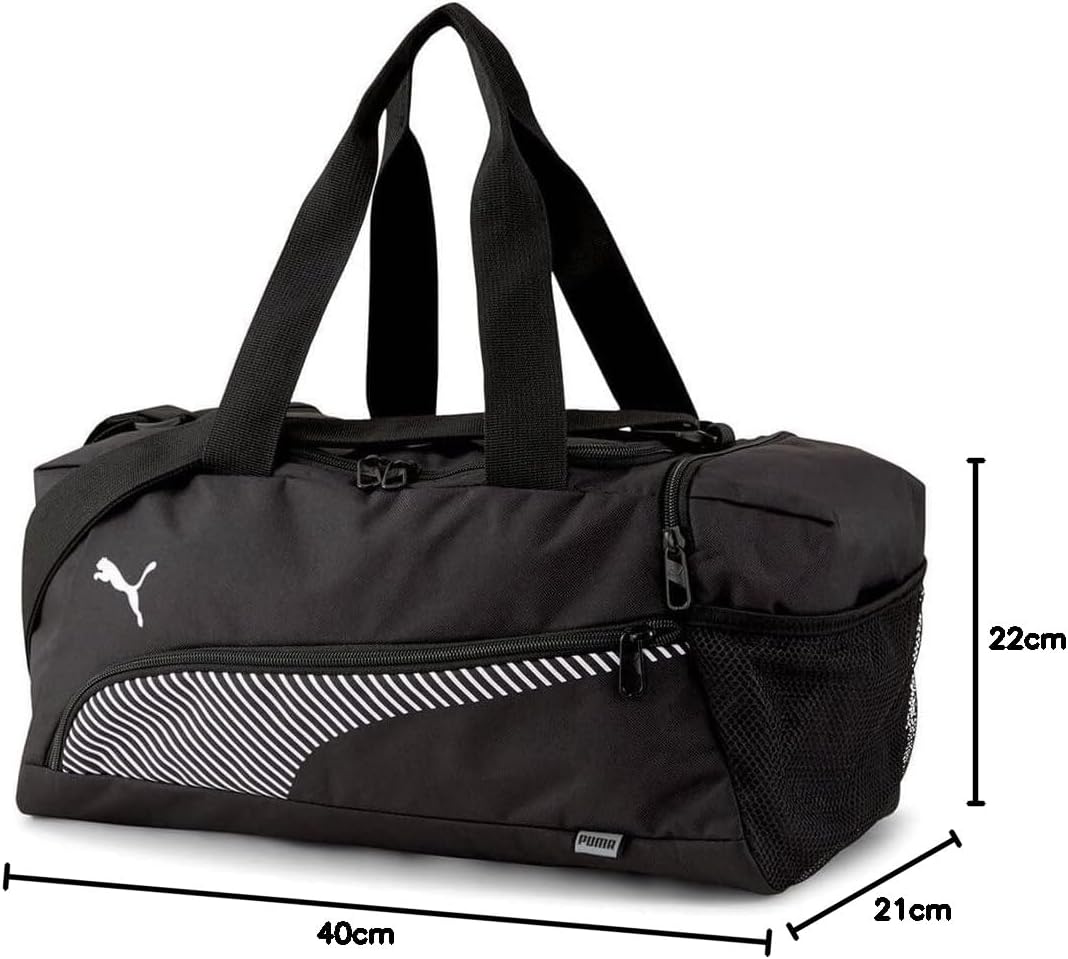 PUMA Unisex-Erwachsene Fundamentals Sporttasche Puma Black 40 x 21 x 22 cm Single, Puma Black 40 x 2