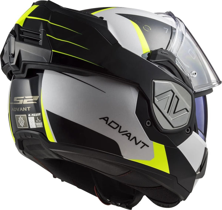 LS2, Klaphelme motorrad ADVANT CODEX white black 06, XL XL white black, XL white black