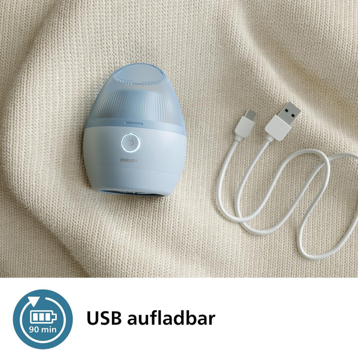 Philips Fusselrasierer, Wiederaufladbarer USB-Fusselentferner, Sicher auf Allen Kleidungsstücken, in