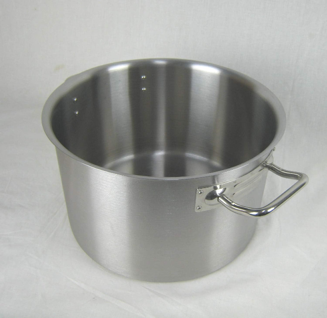 Airbrush-City GmbH Kochtopf Gastrotopf Topf 14 Liter Edelstahl mit Deckel Grossküche Gastronomie