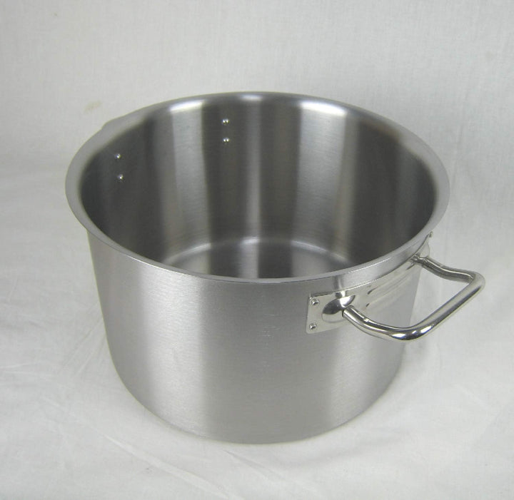 Airbrush-City GmbH Kochtopf Gastrotopf Topf 14 Liter Edelstahl mit Deckel Grossküche Gastronomie