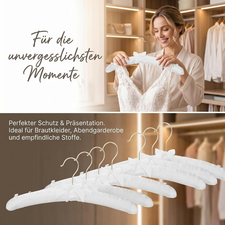 Artibetter 2 Stücke rutschfeste Seide Kleidung Anzug Kleidung Leinwand Knöpfe Mantel Schaum Aufhänge