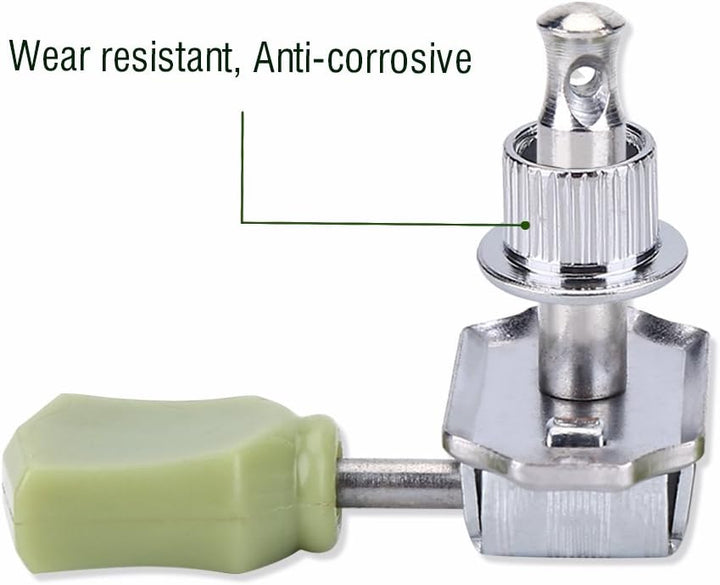 VGEBY1 Stimmwirbel, 3R 3L Gitarrensaite Stimmwirbel Gitarren Mechaniken Knöpfe für Akustik- oder E-G