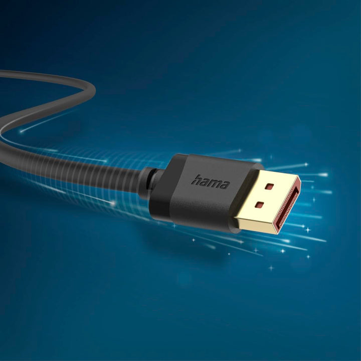 hama Deutschland DisplayPort Kabel DP 2.1 Ultra HD 8K 40Gb/s 2m (Original Import)