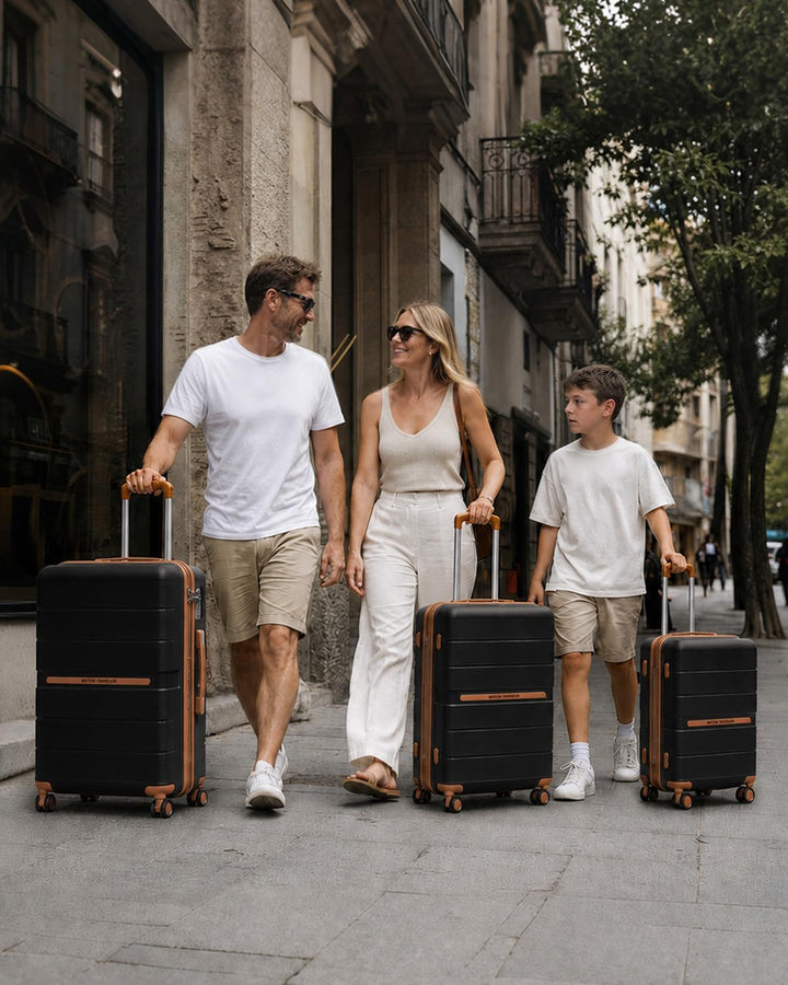 British Traveller Reisekoffer Handgepäck Koffer Trolleys Handgepäck Hartschalenkoffer 100% PP Handge